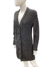 Load image into Gallery viewer, aran crafts Dark Grey Cardigan