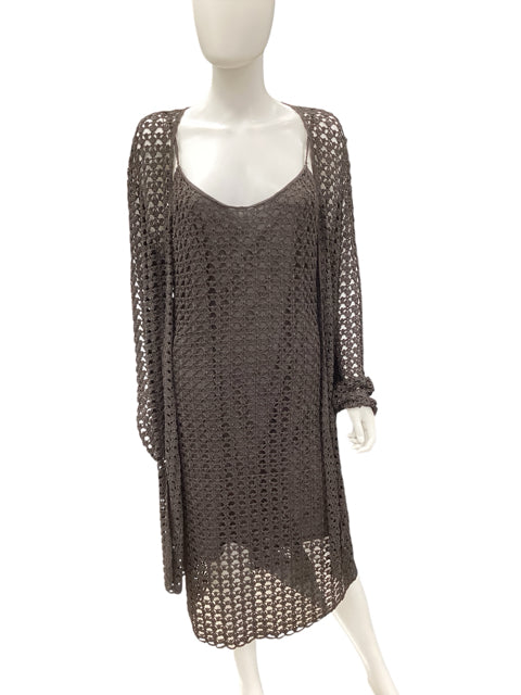 Anne Klein Size Medium Brown Dress