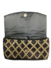 Load image into Gallery viewer, Black &amp; Gold Purse
