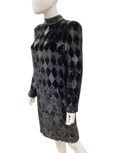 Load image into Gallery viewer, Vintage Size S/M Black Dress
