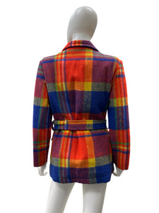 Size Small Plaid Coat