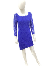 Load image into Gallery viewer, Diane Von Furstenberg Size 10 Blue Dress