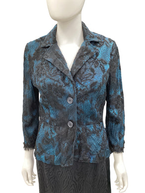 Alberto Makali Size Medium Turqouise Blazers