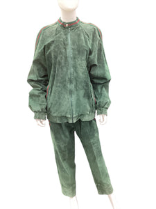 #36-Dapper Dan Green Jacket