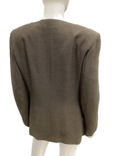 Load image into Gallery viewer, Emporio Armani Size Medium Brown Print Blazers