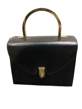 Load image into Gallery viewer, ROSART-Vintage Black &amp; Gold Purse