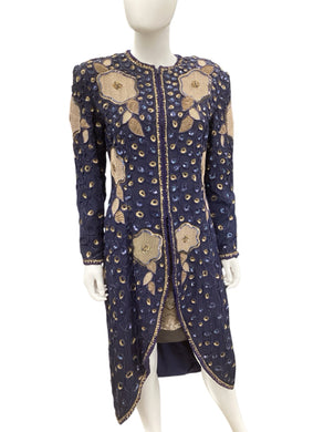 James Benjamin Size Medium Blue & beige Blazers