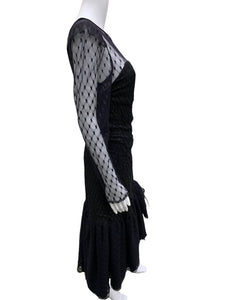 GLENROB- Vintage Size S/M Black Dress