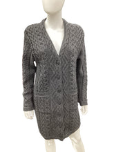 Load image into Gallery viewer, aran crafts Dark Grey Cardigan