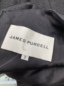 james purcell Size 2 Charcoal Dress
