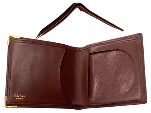 CARTIER Burgundy Wallet