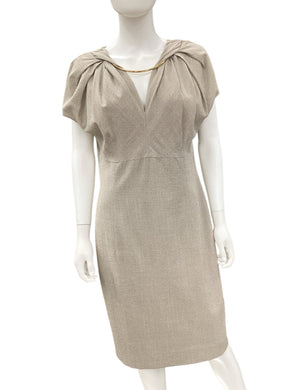 escada Size 10 Beige Dress