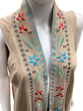 Load image into Gallery viewer, Tasha Polizzi Size Large Beige/Colors Vest
