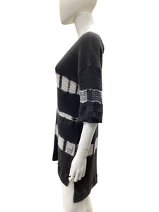 free people Size Medium Charcoal & White Top