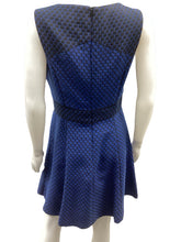 Load image into Gallery viewer, Trina Turk Size 8 Blue &amp; Black Dress