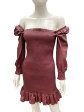 Load image into Gallery viewer, For All Mankind Size Small Burgundy Dress