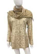 Load image into Gallery viewer, Vintage Size Medium Gold Jacket