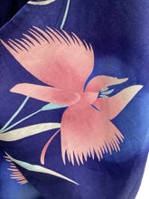 Load image into Gallery viewer, Marnky-Vintage Size one size Blue/Floral KIMONO