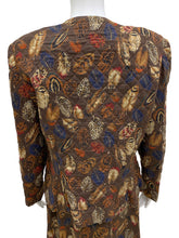 Load image into Gallery viewer, Christine Jaguin Size 14 Brown Print suit