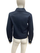 Load image into Gallery viewer, Oscar de la Renta Size 4 Navy Jacket