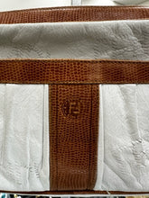 Load image into Gallery viewer, FENDI white &amp; brown Purse