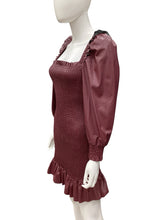 Load image into Gallery viewer, For All Mankind Size Small Burgundy Dress