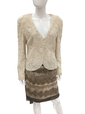emanual ungaro Size Medium Ivory Jacket