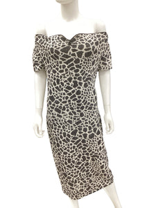 St John Size 10 Black & White Dress