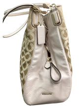 Load image into Gallery viewer, Coach Off White &amp; Gold Purse