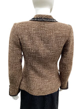 Load image into Gallery viewer, PILAR ROSSI Size Small Brown &amp; Black Blazers