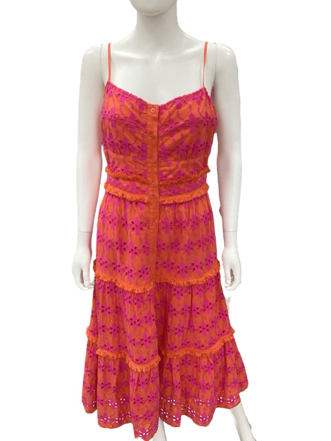 J Crew Size 4 pink & orange Dress – Renee's Resale Clothing Outlet