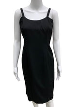 Load image into Gallery viewer, Vintage Size S/M Black &amp; Gold Dress