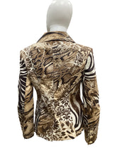 Load image into Gallery viewer, CACHE Size Small Brown Print Blazers