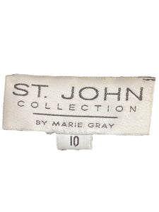 St John Size 10 Black & White 2 piece