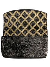 Load image into Gallery viewer, Black &amp; Gold Purse