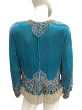 Load image into Gallery viewer, Saks 5th Ave Size Medium Turquoise Top