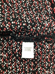 St John Size 10 Black, White & red Dress