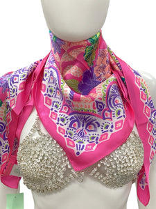 Lily Pulitzer pink print Scarf