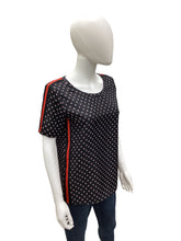 Load image into Gallery viewer, The Kooples Size Small Black &amp; Red Top