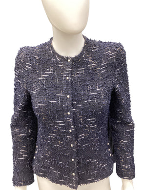 CHANEL Size Small Navy Blazers
