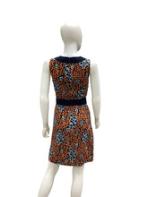 Load image into Gallery viewer, tory burch Size 2 Blue &amp; Orange Dress