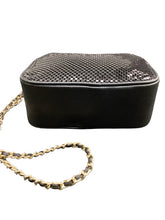 Load image into Gallery viewer, whiting &amp; davis Black &amp; Gold Purse