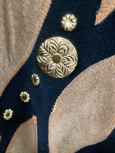 Load image into Gallery viewer, Elegantissimo-Vintage Size L/XL Black &amp; Brown Jacket