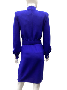 St John Size Small Blue Dress