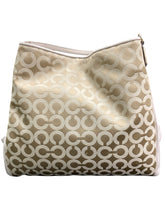 Load image into Gallery viewer, Coach Off White &amp; Gold Purse