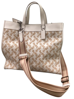 Coach Beige & white Purse