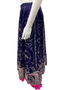 Size 6 Blue & Pink Skirt