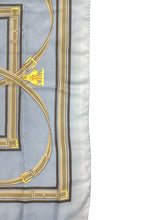 Load image into Gallery viewer, BURBERRY Blue &amp; Gold Scarf