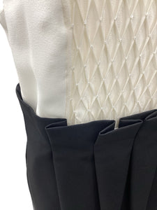 BCBG Size 12 Black & White Dress