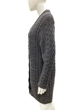 Load image into Gallery viewer, aran crafts Dark Grey Cardigan